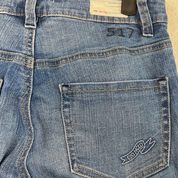 Odd Molly Henna Print 517 Cochran Sample Piece Skinny Jeans Size 6 - Picture 7 of 11